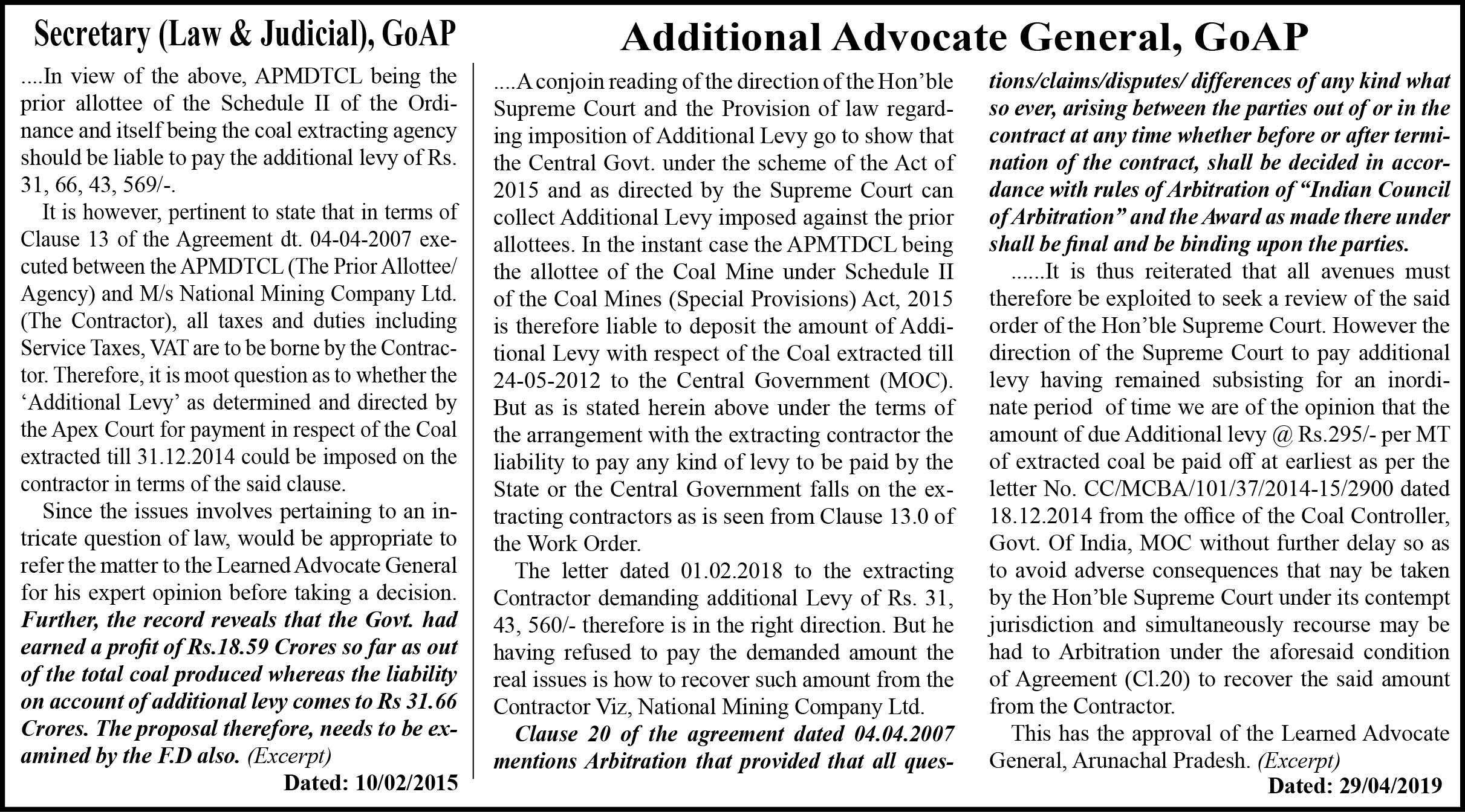 Eastern Sentinel Arunachal News